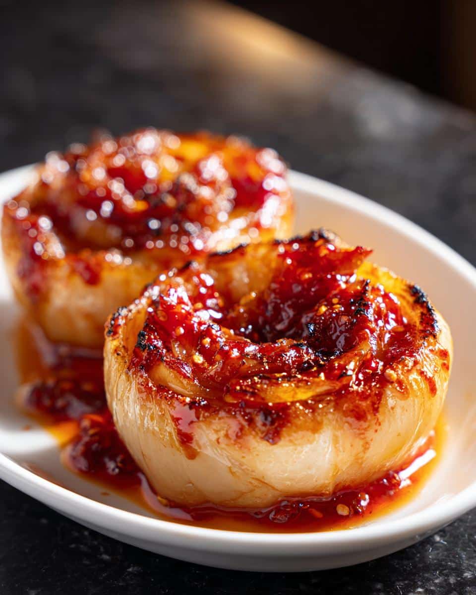 Korean Chili Onion Boil - detail 2