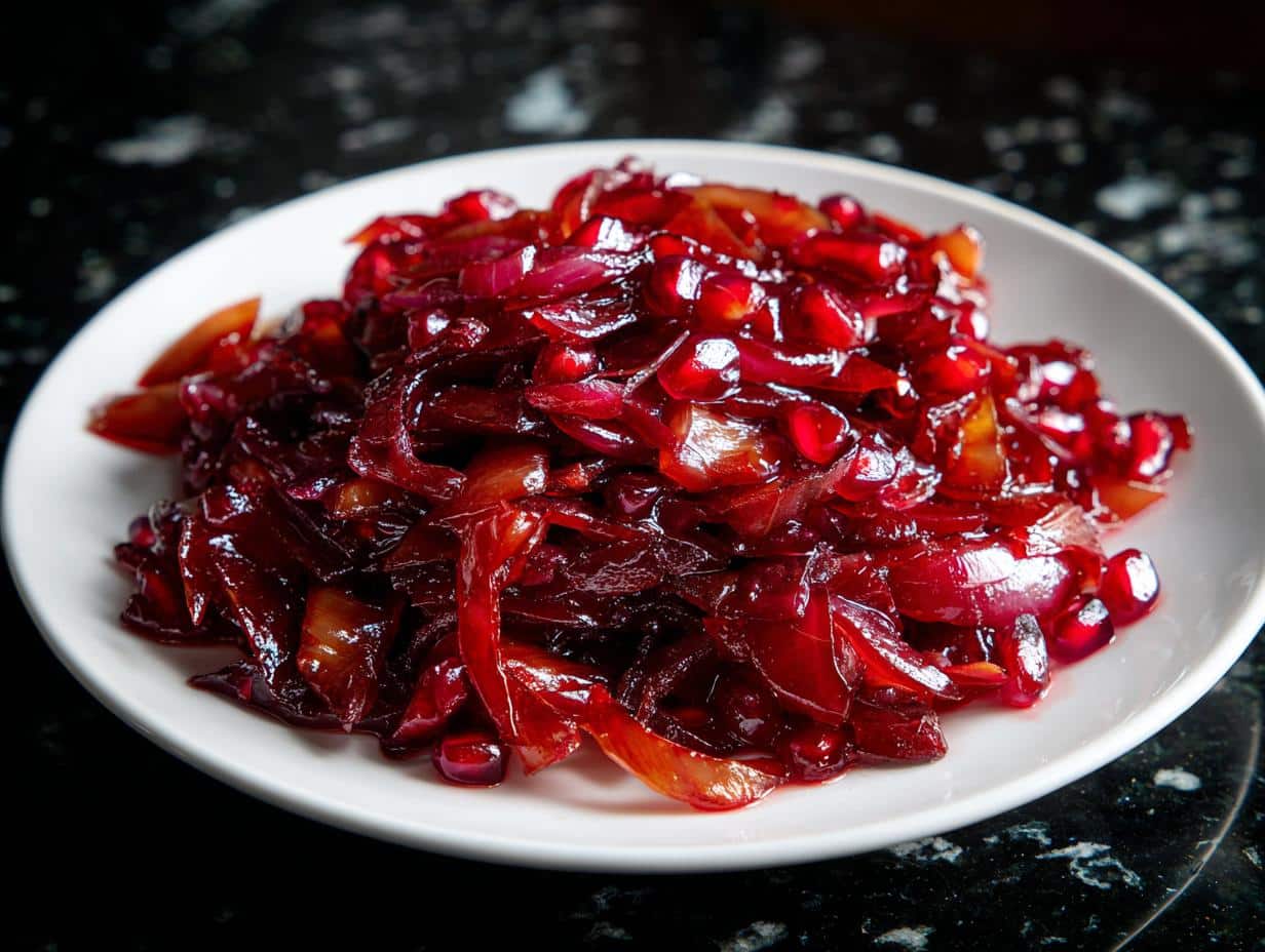 Bold & Flavorful Pomegranate Molasses Onion Boil