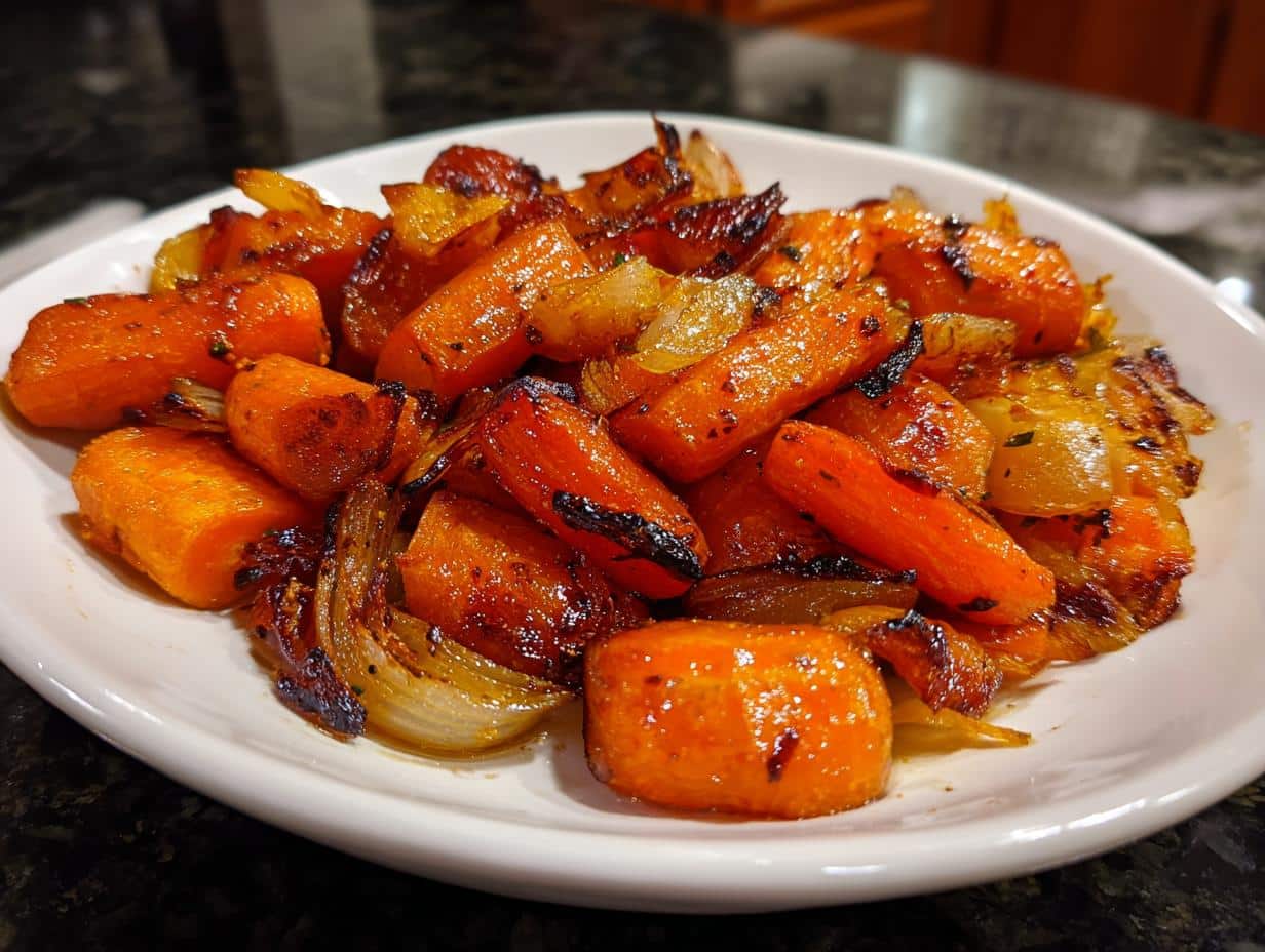 35-Minute Roasted Carrot Onion Boil: Irresistibly Easy & Flavorful