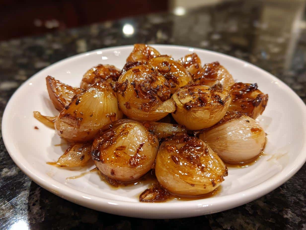 Amazing Roasted Garlic Onion Boil with just 5 Ingredients