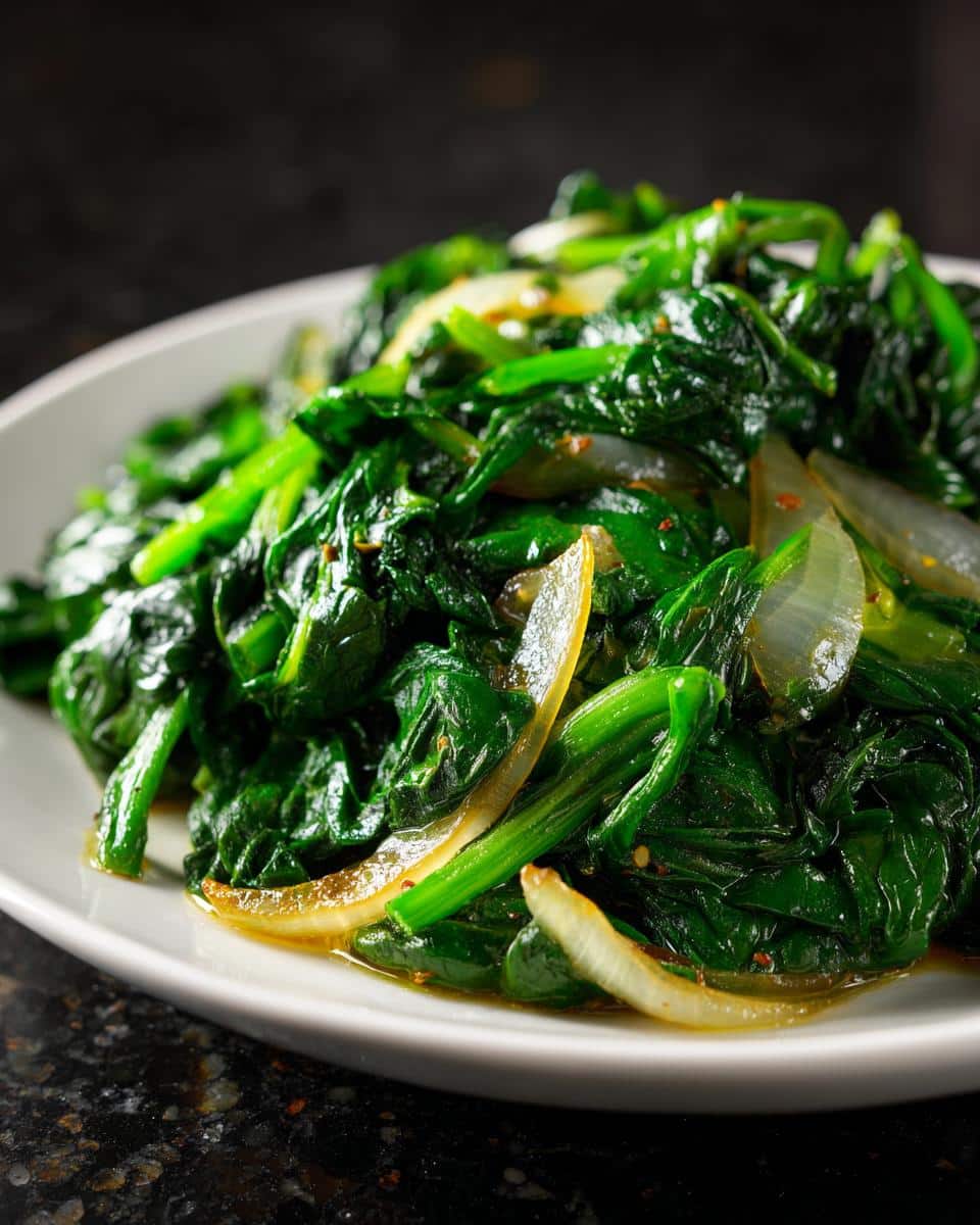 Spinach Onion Boil - detail 2