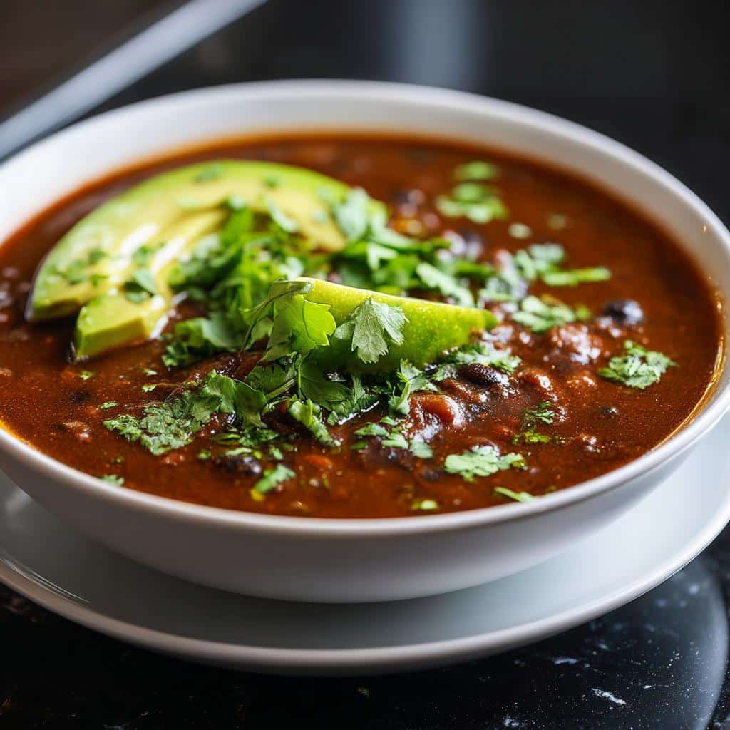 20-Minute Black Bean Soup - detail 1