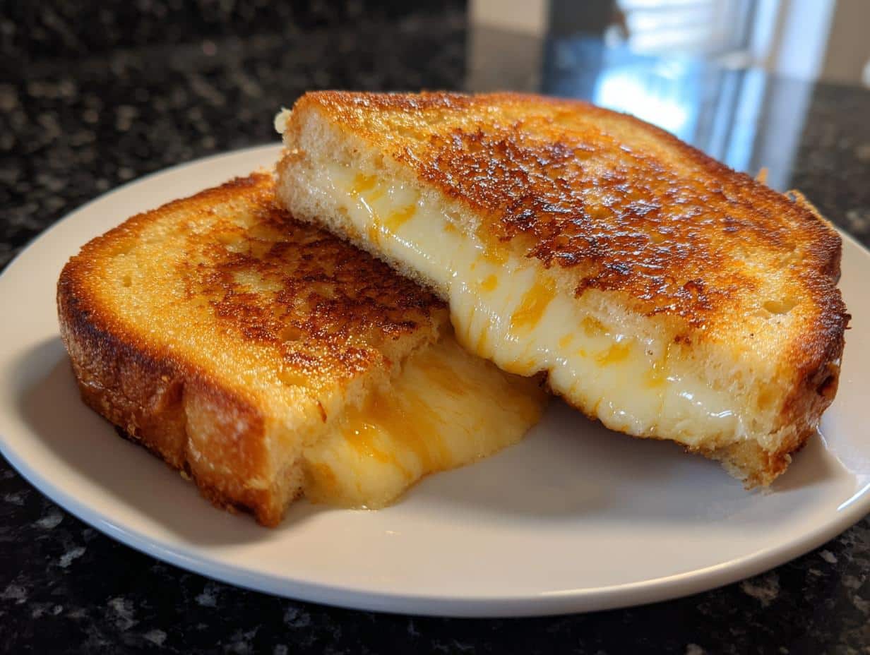 Crispy Air Fryer Grilled Cheese in Just 6 Minutes