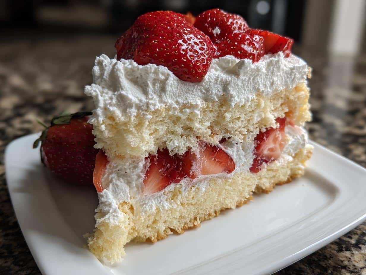 Angel food strawberry shortcake - detail 4