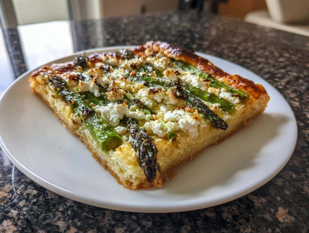 “Amazing 30-Minute Asparagus Puff Pastry Tart with Feta Recipe”