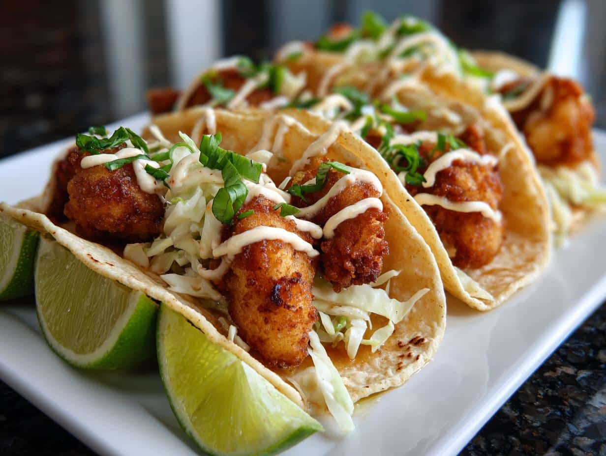 Baja Beer-Battered Fish Tacos - detail 4