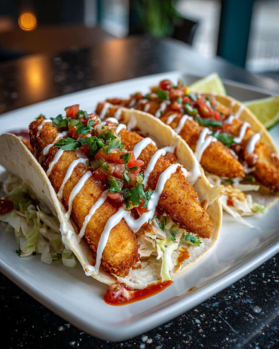 Battered Fish Tacos - detail 2