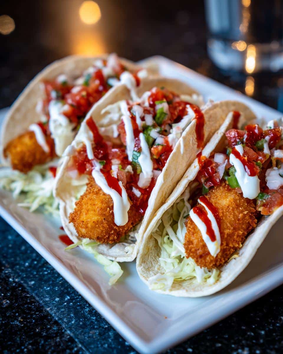 Battered Fish Tacos - detail 3