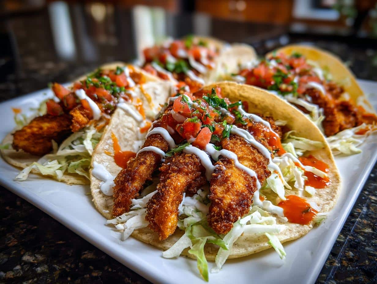 Battered Fish Tacos - detail 4