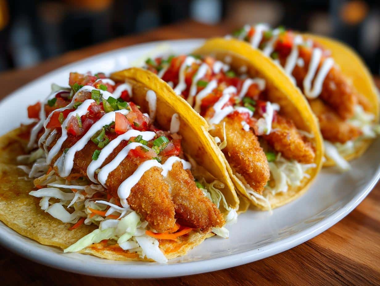 Crispy Battered Fish Tacos Recipe in Just 25 Minutes