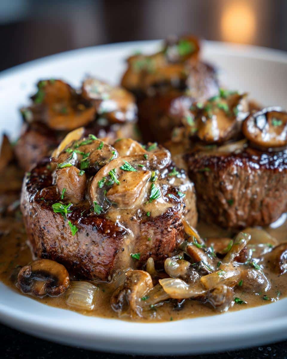 Beef Tenderloin with Mushroom Gravy - detail 3