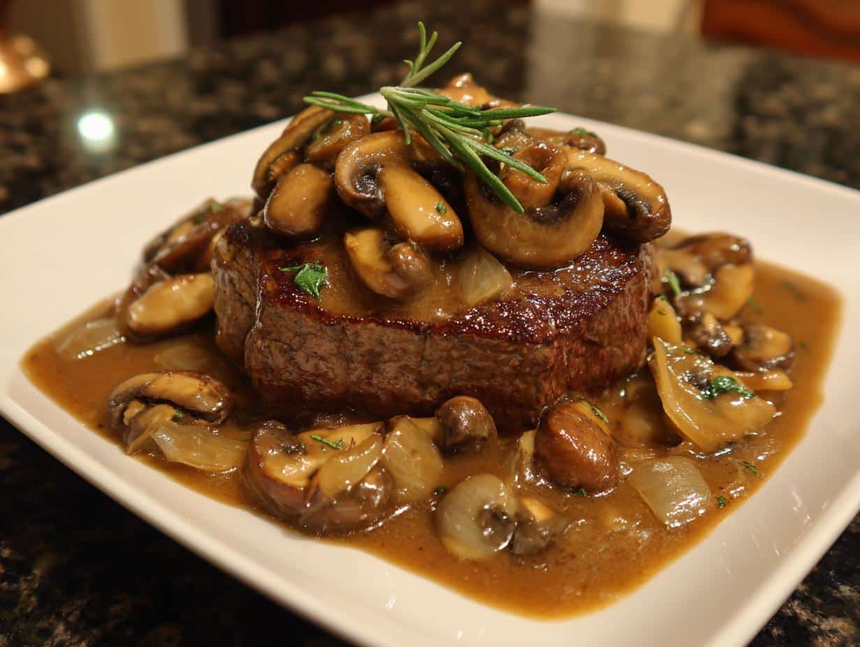 Beef Tenderloin with Mushroom Gravy - detail 4