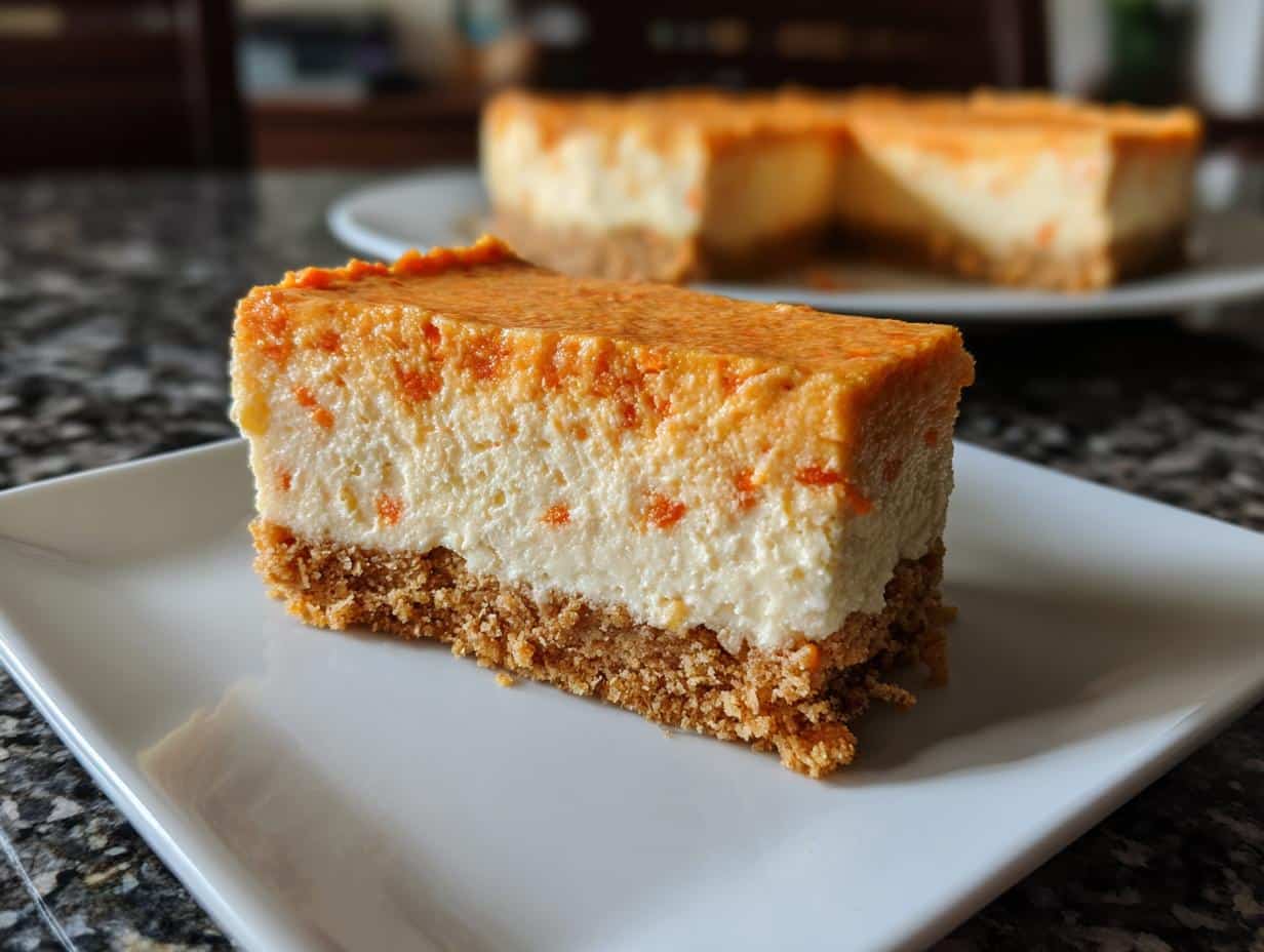 Carrot Cake Cheesecake Bars - detail 3