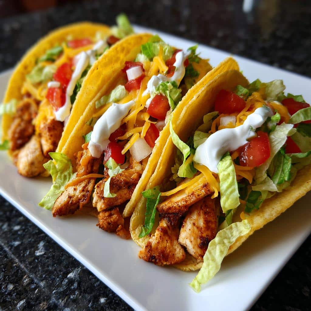 Chicken tacos - detail 1