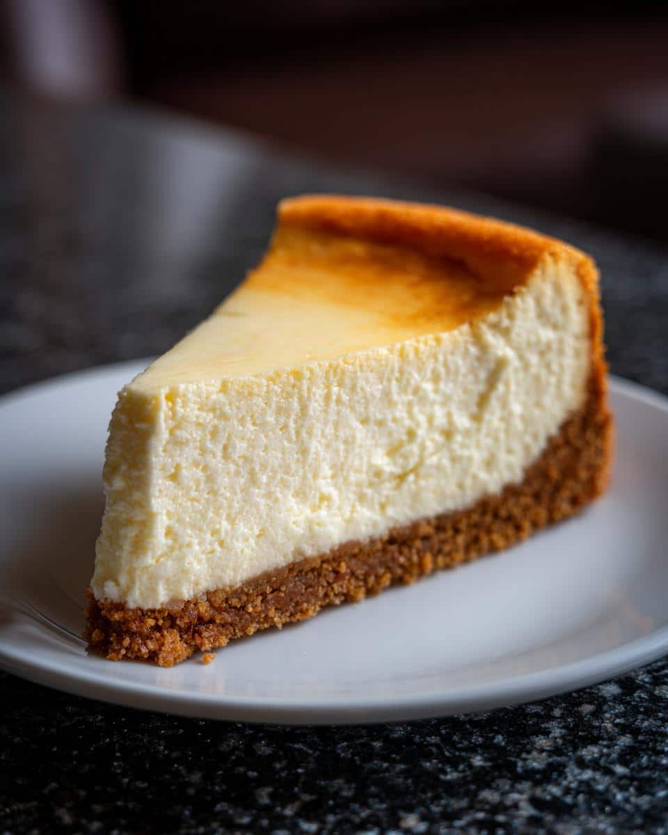Classic New York cheesecake - detail 1