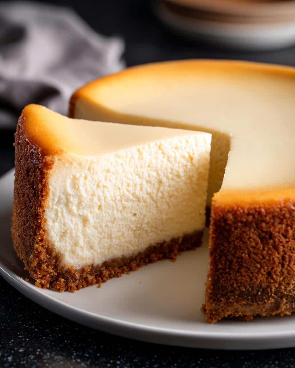 Classic New York cheesecake - detail 2