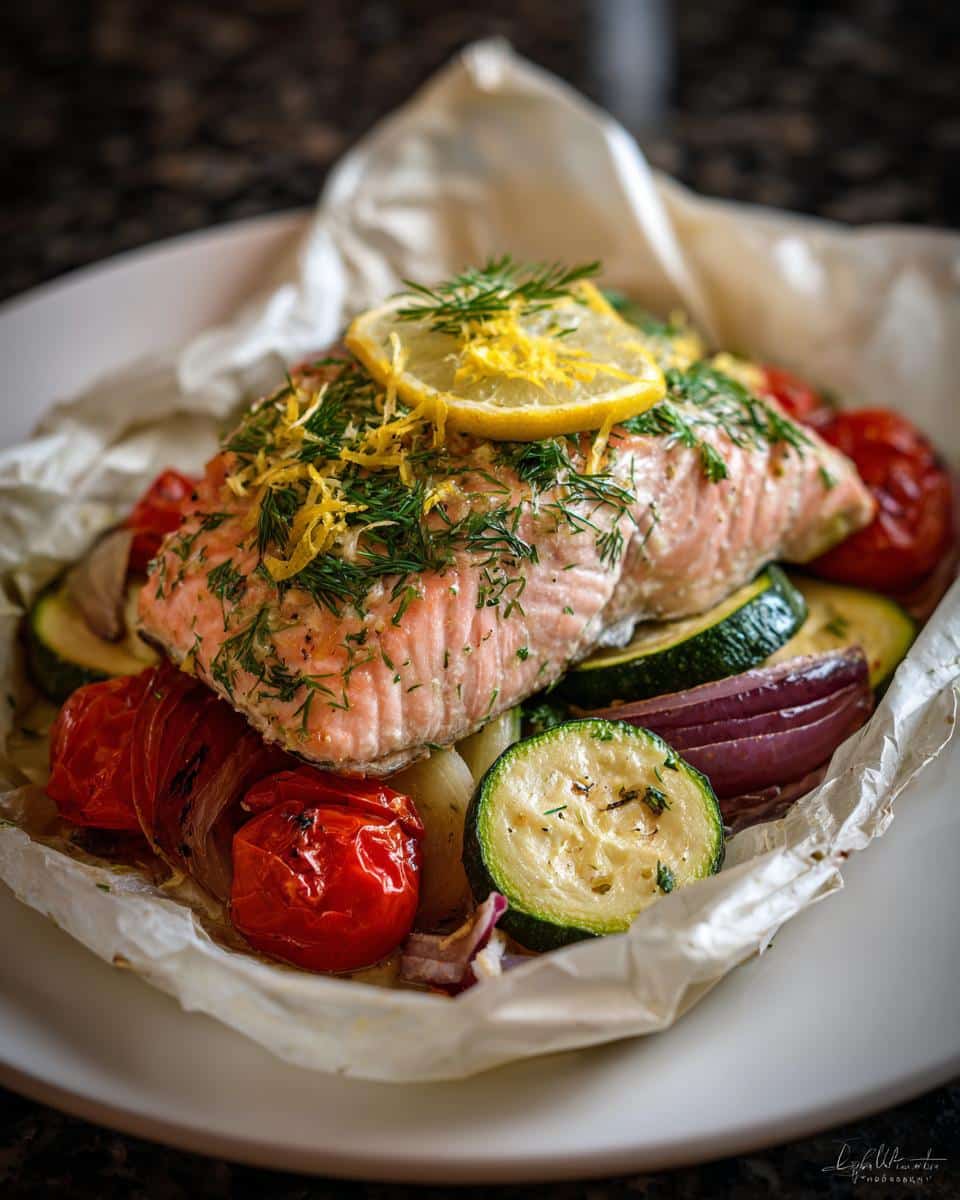 Classic Salmon en Papillote - detail 2