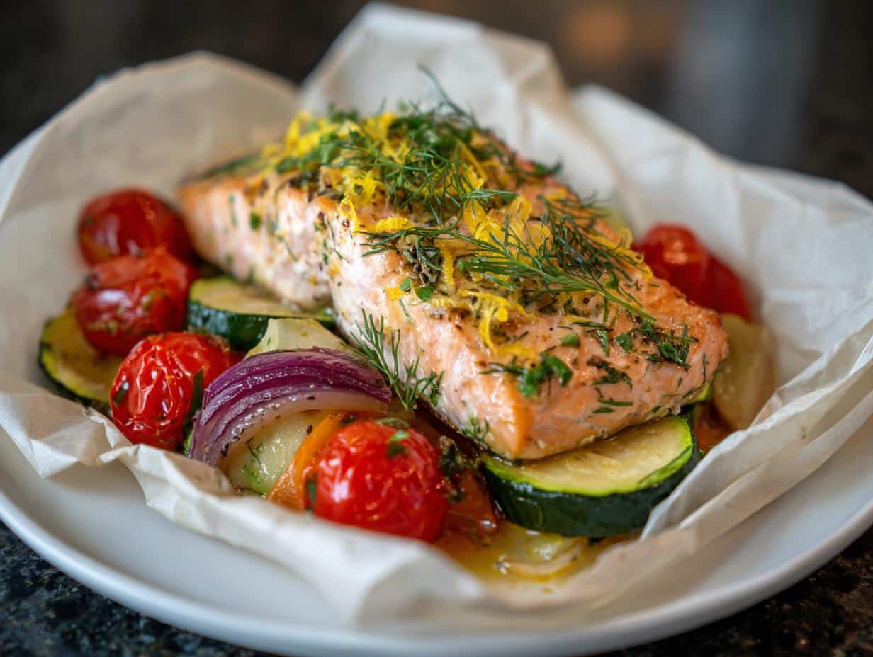 Classic Salmon en Papillote - detail 3