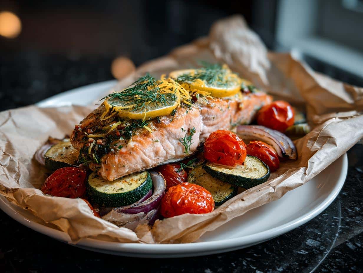 Classic Salmon en Papillote - detail 4