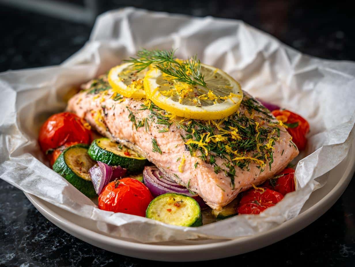 Delicious Classic Salmon en Papillote in 25 Minutes Flat