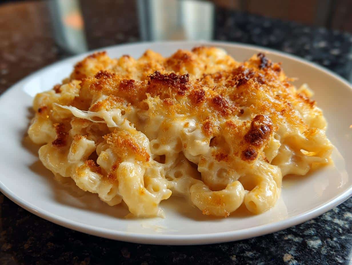 Classic baked mac and cheese - detail 3