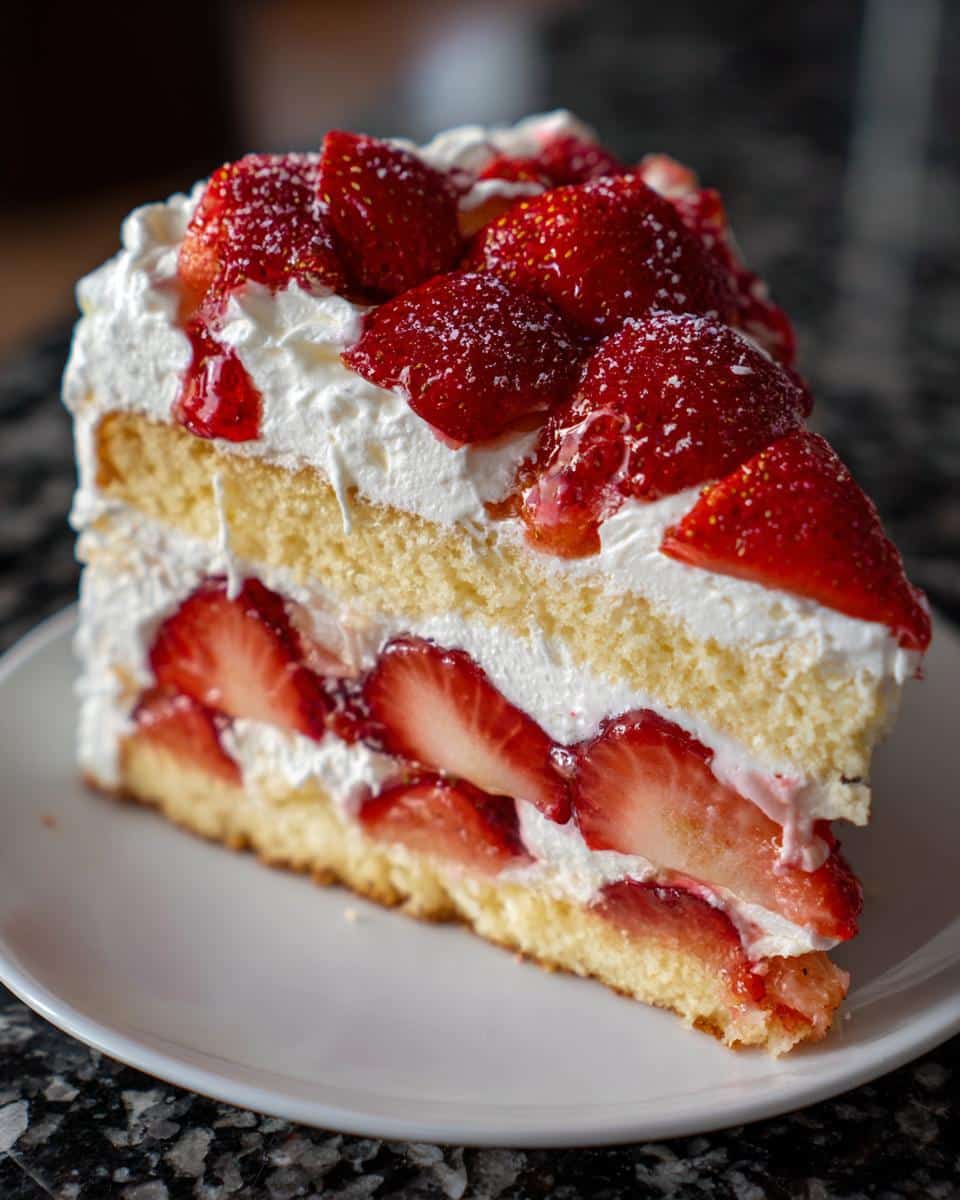 Classic strawberry shortcake - detail 2