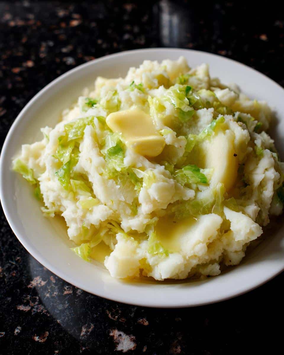 Colcannon (Mashed Cabbage & Potatoes) - detail 4