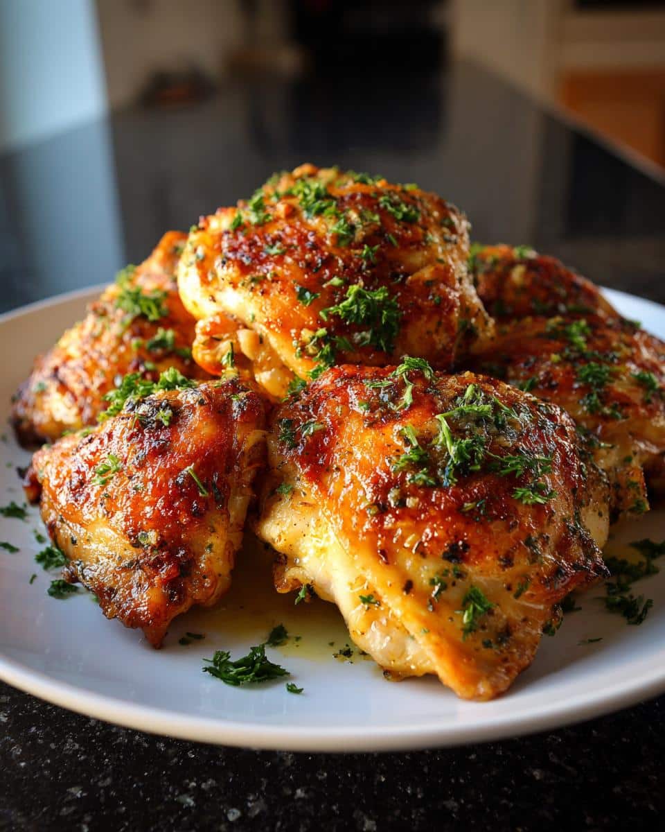 Garlic butter baked chicken - detail 1