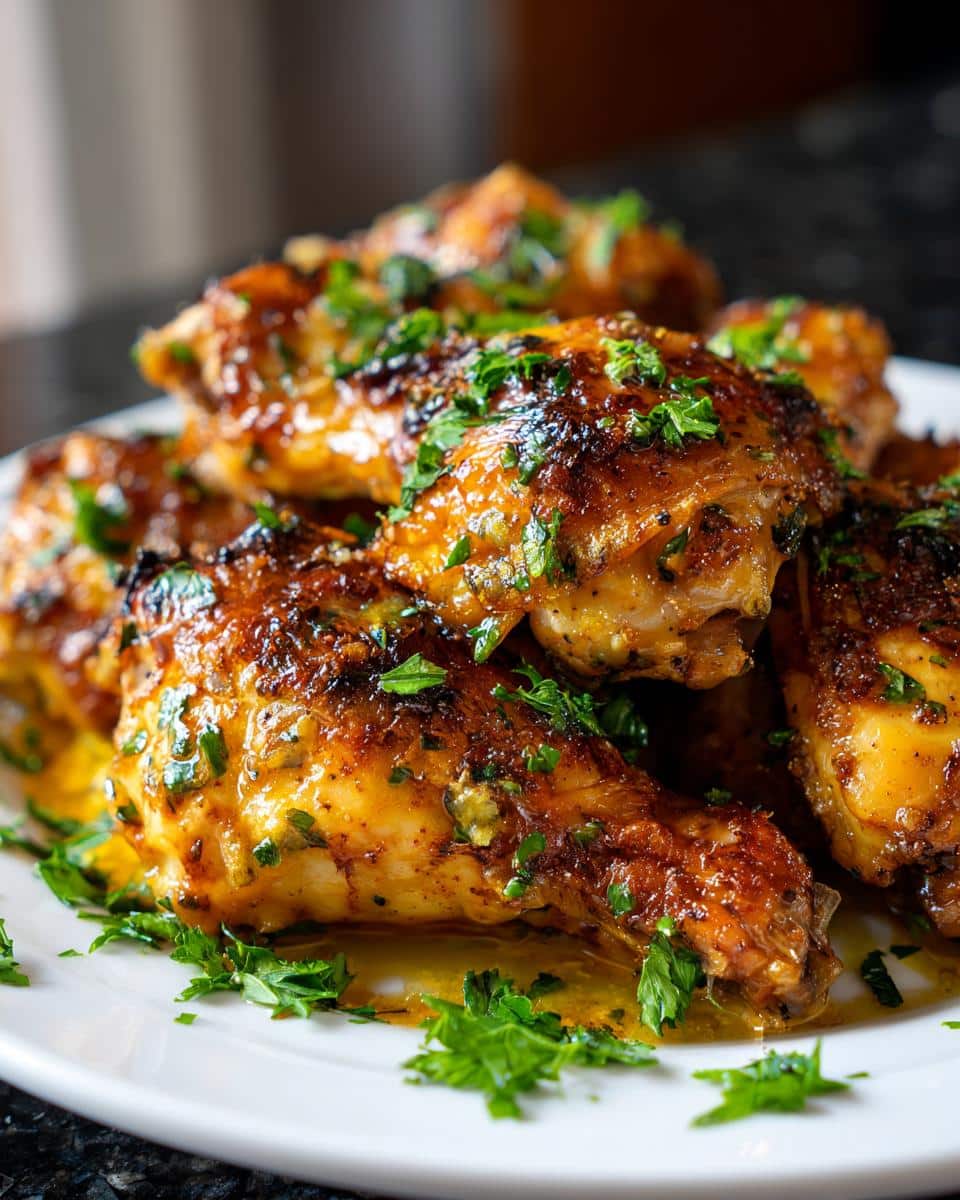 Garlic butter baked chicken - detail 2