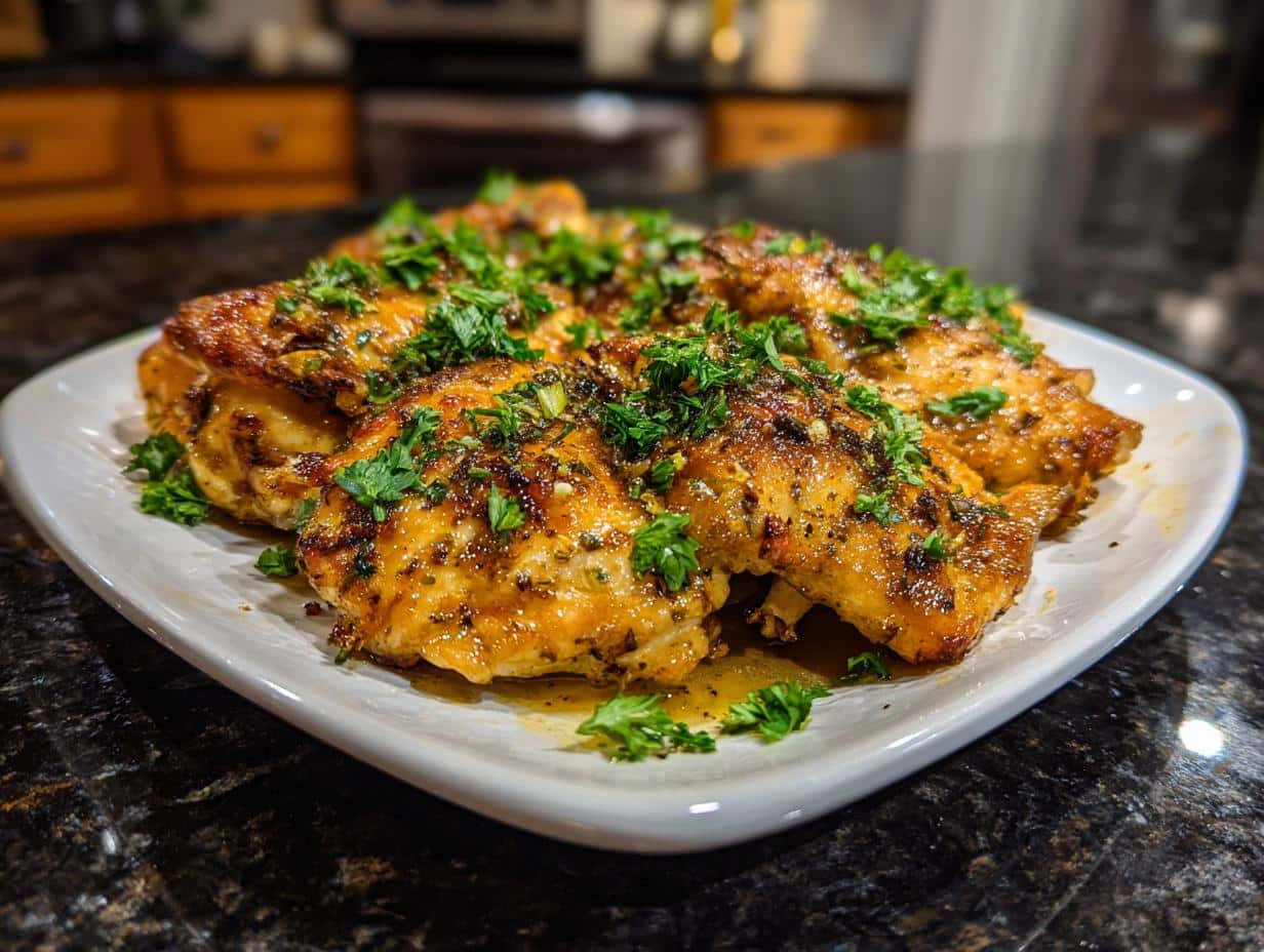 Garlic butter baked chicken - detail 5