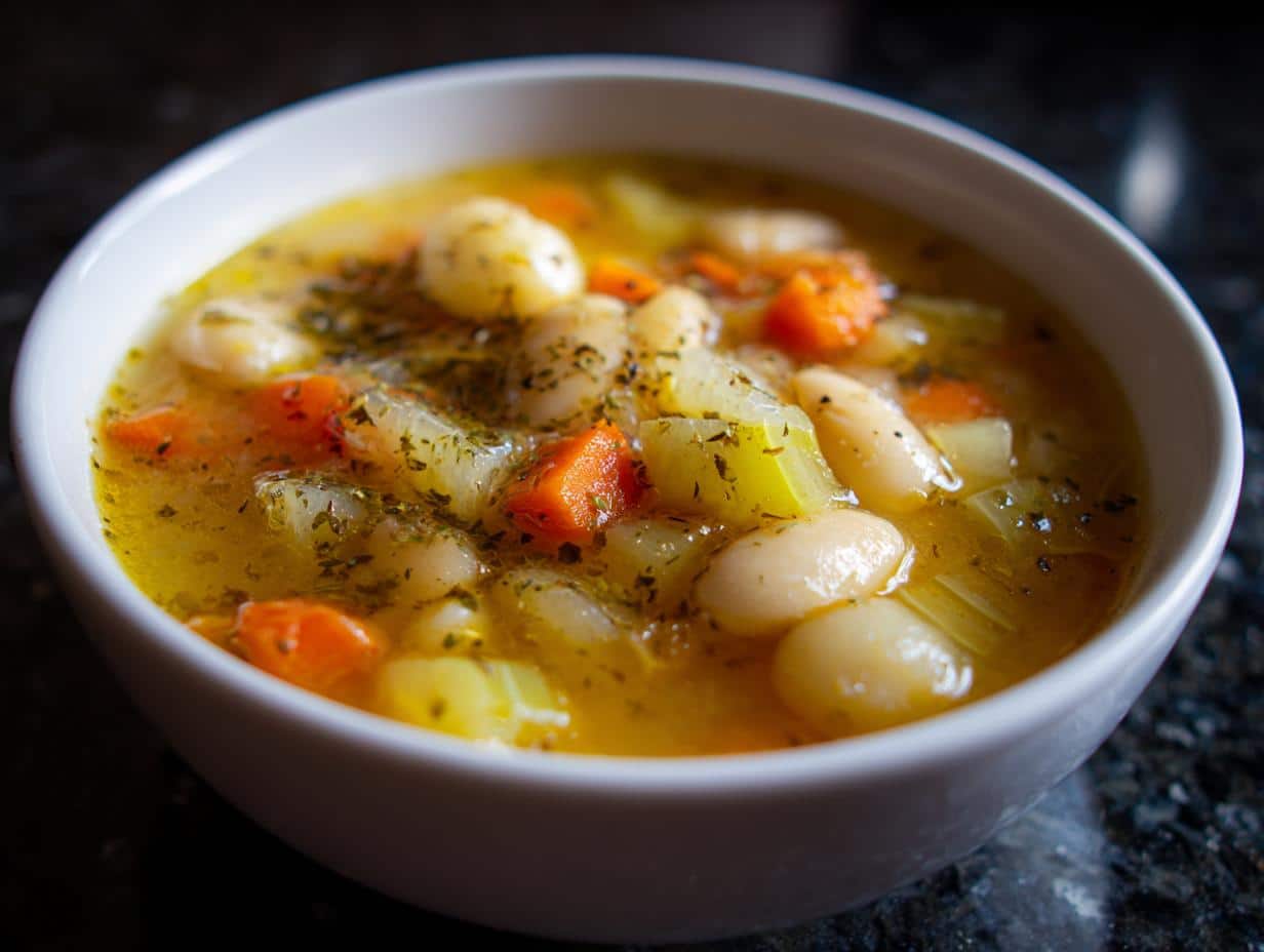 Greek White Bean Soup (Fasolada) - detail 4
