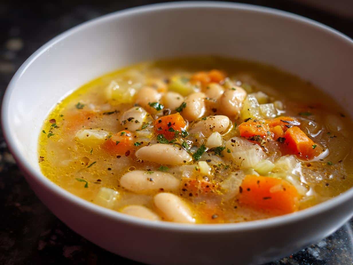 Irresistible Greek White Bean Soup with 3 Secret Tips