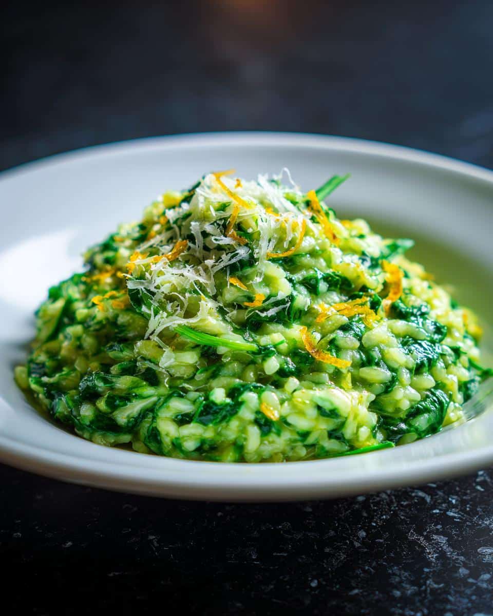 Green Spinach & Lemon Risotto - detail 4