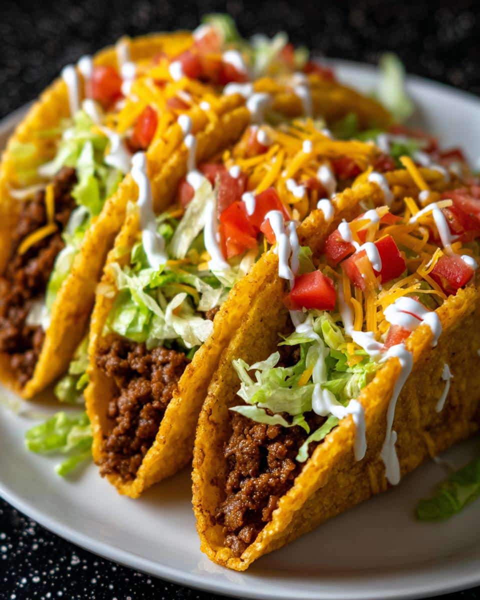 Ground beef tacos - detail 2