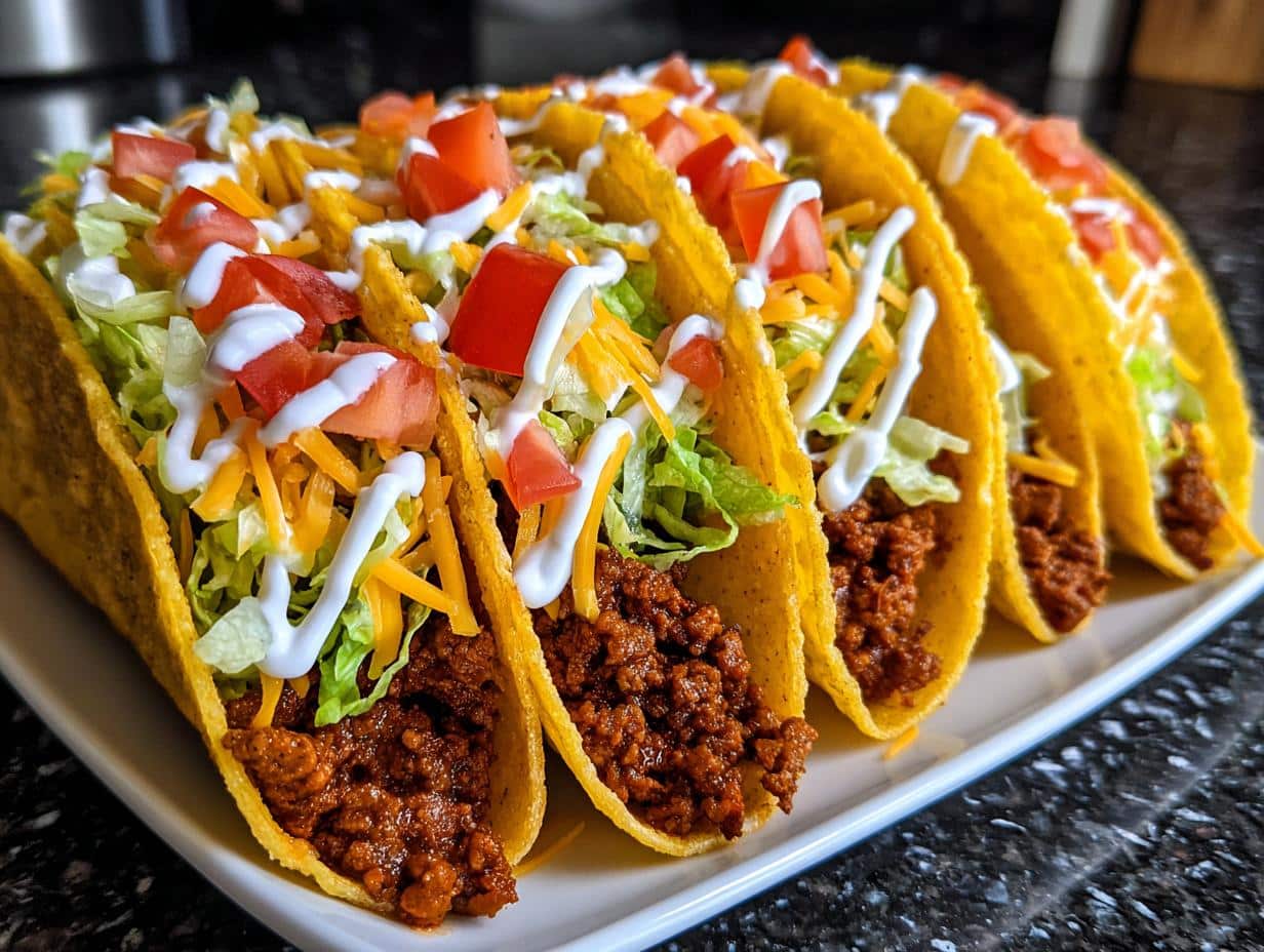 Ground beef tacos - detail 3