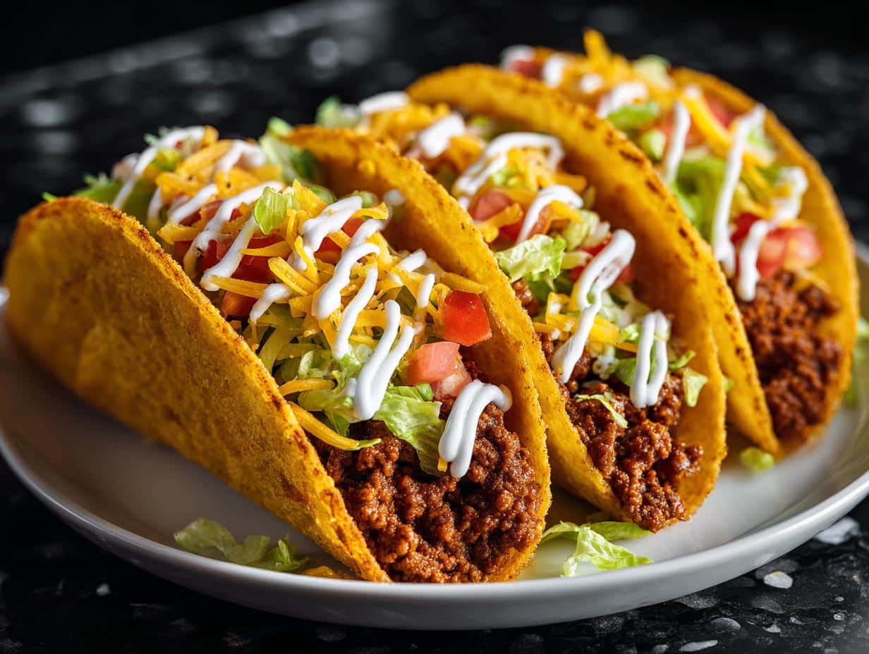 Juicy Ground Beef Tacos Ready in Just 25 Minutes
