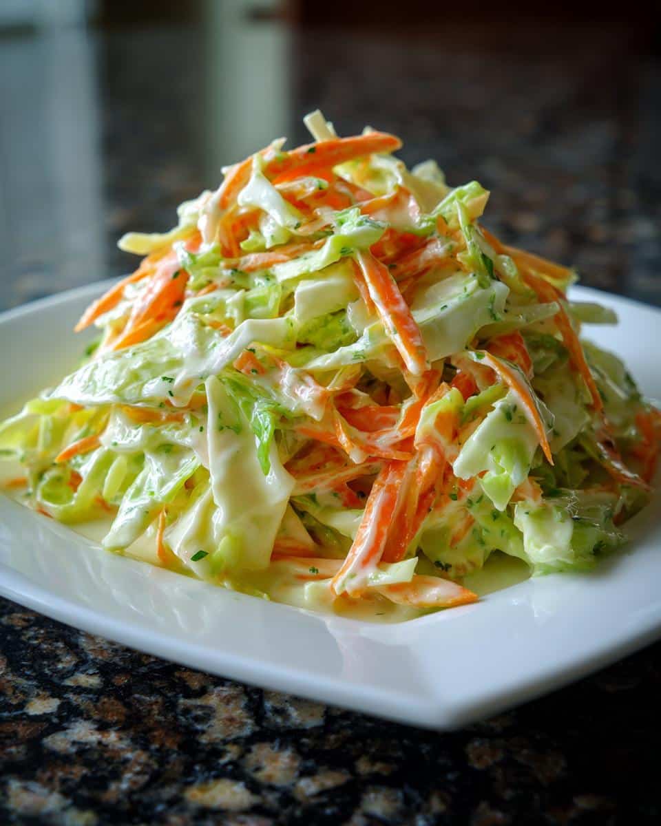 Healthy yogurt coleslaw - detail 1