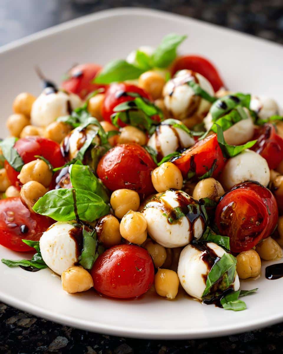 High-Protein Caprese Chickpea Salad - detail 2