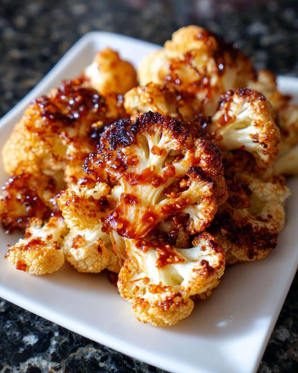 Hot Honey Roasted Cauliflower - detail 1