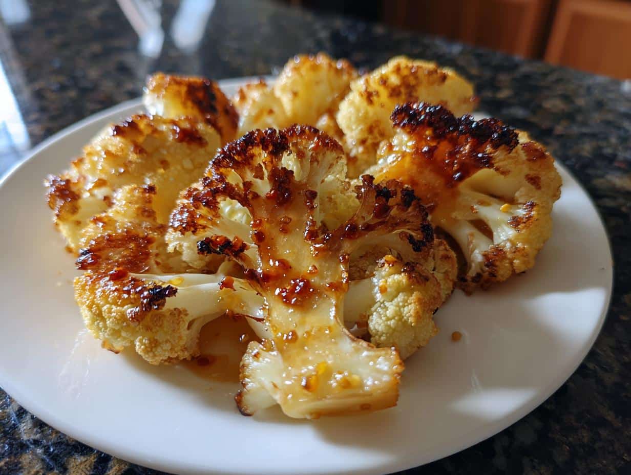Hot Honey Roasted Cauliflower - detail 2