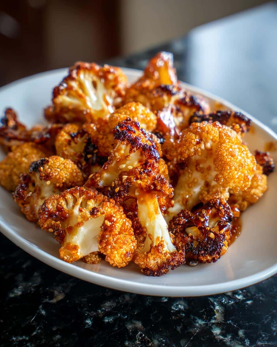 Hot Honey Roasted Cauliflower - detail 3