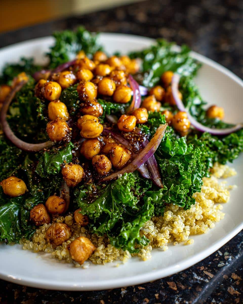 Kale & Chickpea Grain Bowl - detail 2