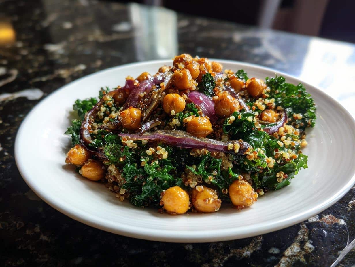 25-Minute Kale & Chickpea Grain Bowl That Will Wow You