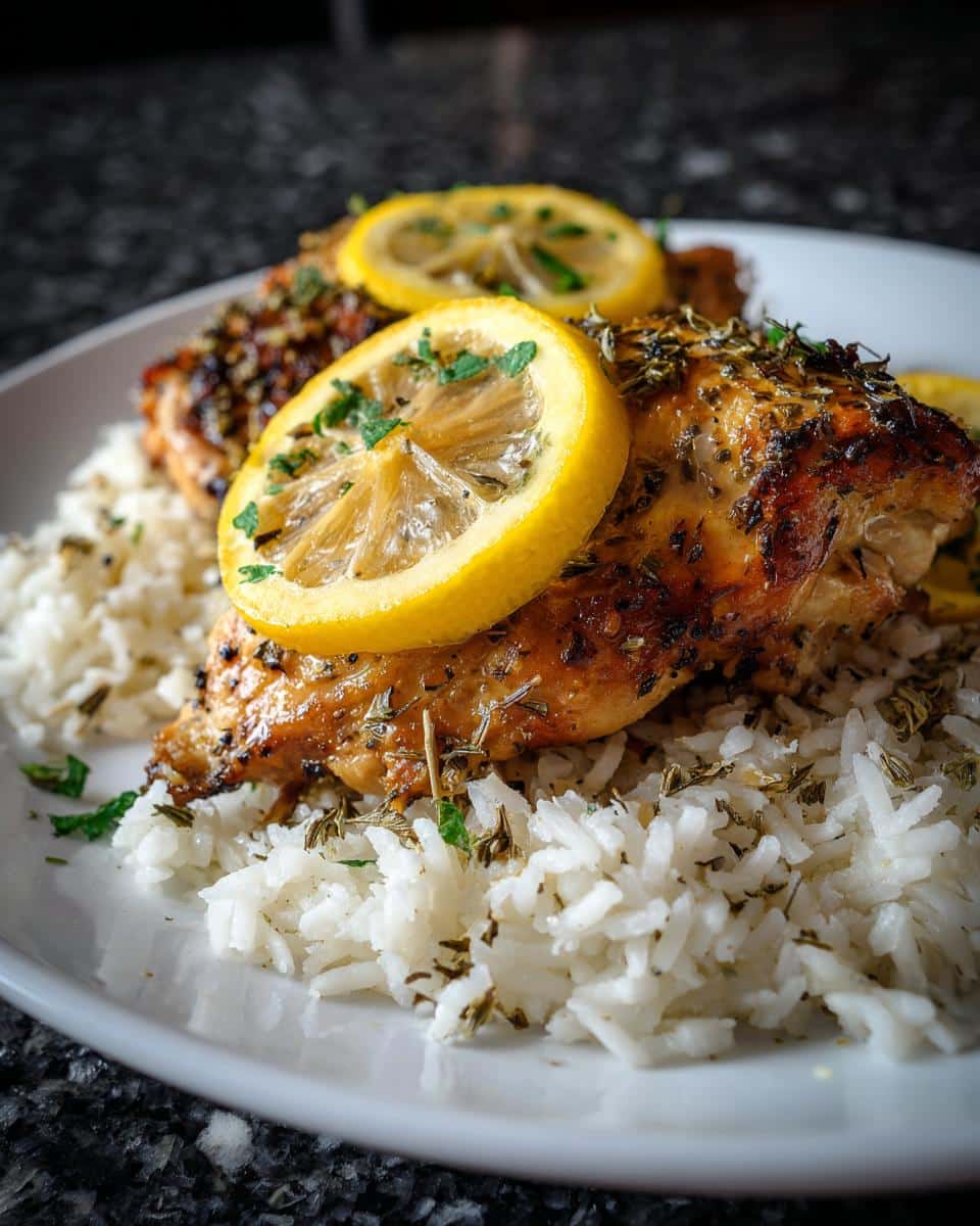 Lemon Oregano Chicken & Rice - detail 1