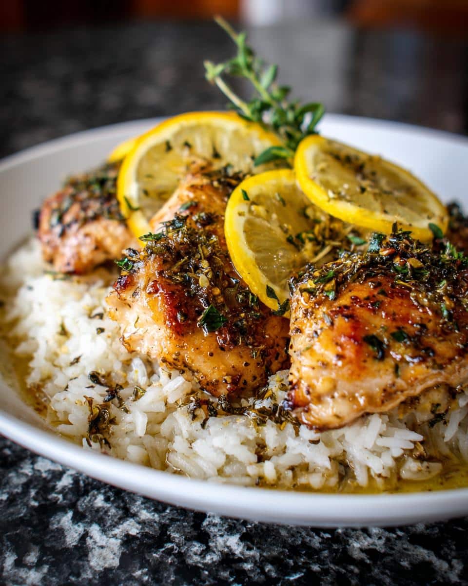 Lemon Oregano Chicken & Rice - detail 3