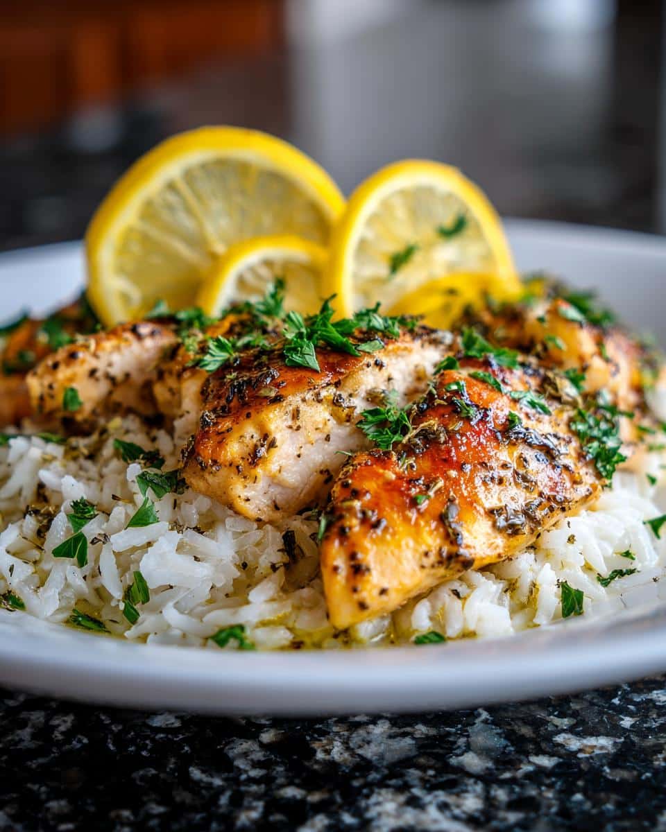 Lemon Oregano Chicken & Rice - detail 4
