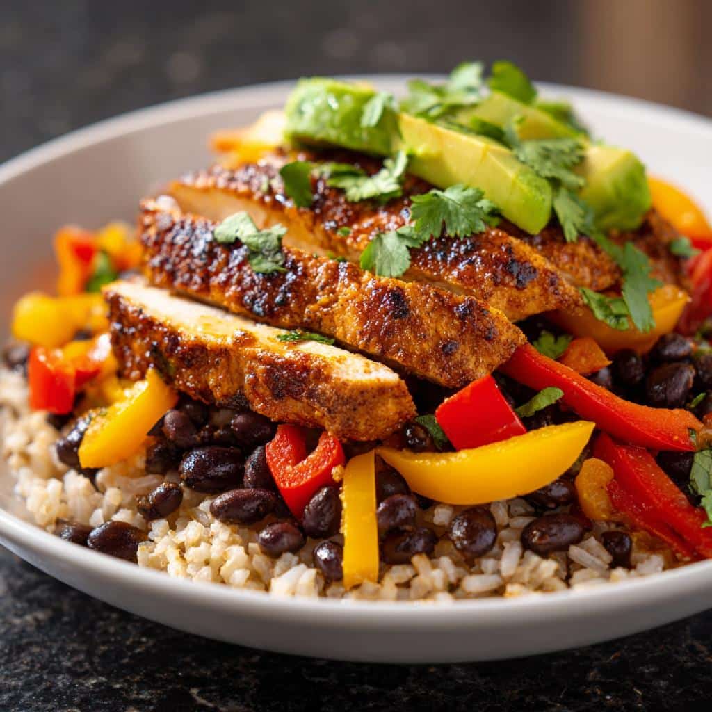 Meal-Prep Chili-Lime Chicken Bowls - detail 2