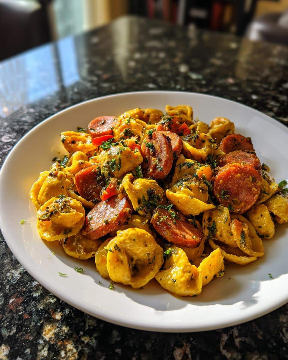 Mustardy Kielbasa Pasta - detail 1