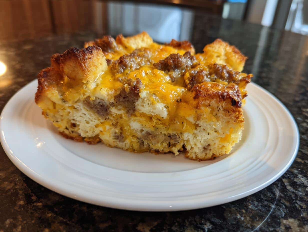 Overnight Sausage Breakfast Casserole - detail 4