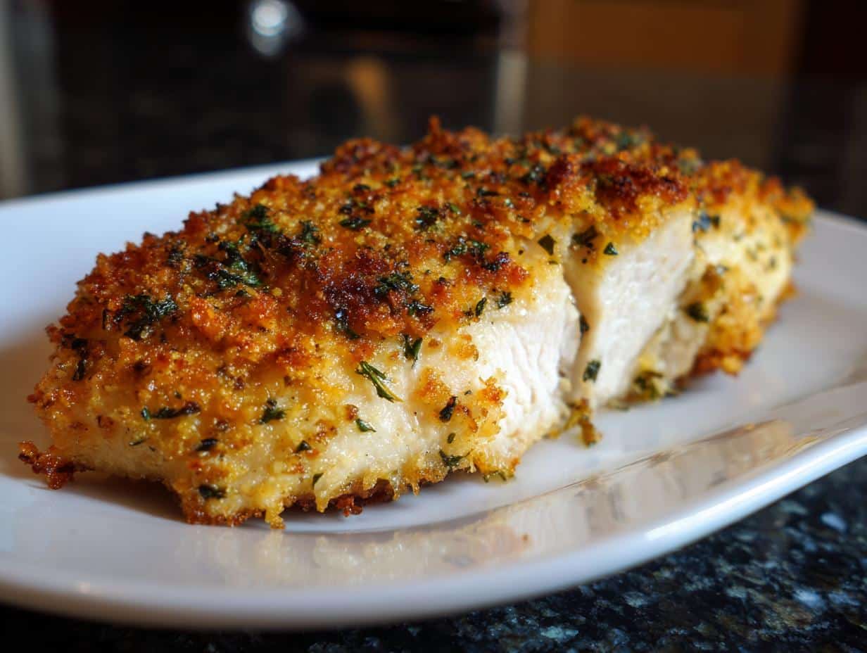 Crispy Parmesan Crusted Chicken in Just 30 Minutes